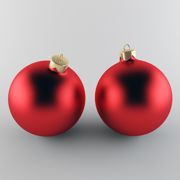 3d model christmas ball - Christmas Ball Red... by happy3D